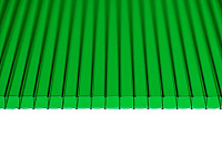 Поликарбонат сотовый Сэлмакс Групп Скарб-про Люкс зеленый 6000*2100*6 мм, 1,3 кг/м2