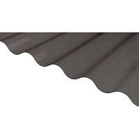 Поликарбонат профилированный Сэлмакс Групп Sinus Серый (тонированный) 2000*1050*0,8 мм (волна)