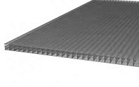 Поликарбонат сотовый Сэлмакс Групп Скарб-про серый 6000*2100*20 мм, 2,65 кг/м2