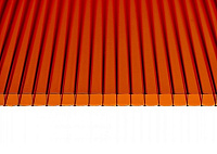 Поликарбонат сотовый Сэлмакс Групп Скарб бронза (коричневый) 6000*2100*8 мм, 1 кг/м2