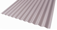 Поликарбонат профилированный Юг-Ойл-Пласт Серый 2000*1050*0,8 мм (волна)