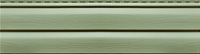 Сайдинг наружный виниловый Ю-пласт Корабельный брус Зеленый