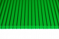 Поликарбонат сотовый TitanPlast Зеленый 6000*2100*4 мм, 0,48 кг/м2
