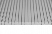 Поликарбонат сотовый Sotalux Серебро 6000*2100*8 мм, 0,9 кг/м2