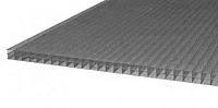 Поликарбонат сотовый Сэлмакс Групп Скарб серый (тонированный) 6000*2100*16 мм, 1,9 кг/м2
