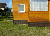 Фасадная панель (цокольный сайдинг) Ю-пласт Стоун хаус Кирпич коричневый