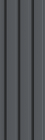 Реечная панель МДФ Stella Beats De Luxe Black Lead 2700*119*16 мм