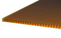 Поликарбонат сотовый Сэлмакс Групп Скарб бронза (коричневый) 6000*2100*16 мм, 1,9 кг/м2