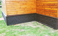 Фасадная панель (цокольный сайдинг) Ю-пласт Стоун хаус Кирпич коричневый