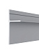 Плинтус универсальный алюминиевый Pro Design Panel 7208 теневой анодированный фото № 1