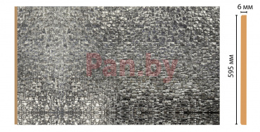 Декоративная панель из полистирола Декомастер Stone Line M60-29 2400х595х4 фото № 1