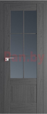 Межкомнатная дверь царговая ProfilDoors серия X Классика 103X, Пекан темный Мателюкс графит