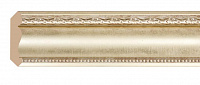 Плинтус потолочный из пенополистирола Декомастер Матовое серебро 155s-937 (35*35*2400мм)