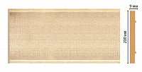 Декоративная панель из полистирола Декомастер Матовое золото B20-933 2400х200х9