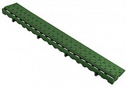 Боковой элемент газонной решетки ПВХ Альта-Профиль с замками, зеленый