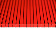Поликарбонат сотовый Сэлмакс Групп Мастер красный 10 мм, 2100*6000 мм