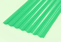 Поликарбонат профилированный Юг-Ойл-Пласт Зеленый 0,8 мм (волна)