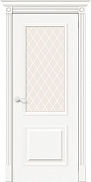 Межкомнатная дверь шпон натуральный el Porta Wood Classic Вуд Классик-13 Whitey White Crystal