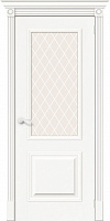 Межкомнатная дверь шпон натуральный el Porta Wood Classic Вуд Классик-13 Whitey White Crystal