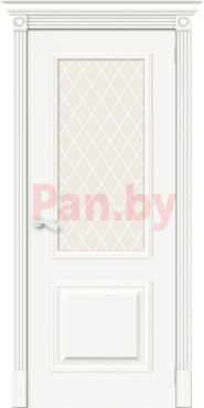 Межкомнатная дверь шпон натуральный el Porta Wood Classic Вуд Классик-13 Whitey White Crystal фото № 1