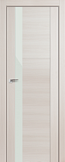 Межкомнатная дверь царговая экошпон ProfilDoors серия X Модерн 62X, Эш Вайт Мелинга Белый Лак