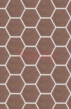Гибкая фасадная панель АМК Соты однотонный 301 фото № 1