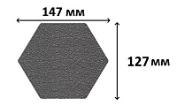 Гибкая фасадная панель АМК Соты однотонный 102