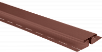 H профиль (соединительная планка) для сайдинга Альта-Профиль Красно-коричневый, 3,05м