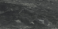 Ступень из керамогранита (грес) под мрамор Italon Skyfall Неро Смеральдо угловая левая 330х1200 с капиносом