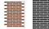 Гибкая фасадная панель АМК Клинкер однотонный 204 фото № 1