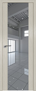 Межкомнатная дверь царговая ProfilDoors серия N 110N, Дуб скай беленый Зеркало