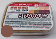 Шпатлевка акриловая Brava Acryl Profi-1 махагон 0,7 кг
