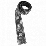 Декоративный ремень для балки ArnoDecor Серебро, имитация ковки, Круглая клепка 