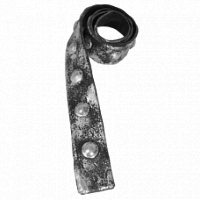 Декоративный ремень для балки ArnoDecor Серебро, имитация ковки, Круглая клепка 