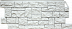 Фасадная панель (цокольный сайдинг) FineBer Камень дикий Мелованный белый фото № 1