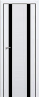 Межкомнатная дверь царговая ProfilDoors серия U Модерн 63U, Аляска Черный лак
