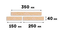 Гибкая фасадная панель АМК Ригель микс 500
