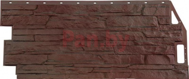 Фасадная панель (цокольный сайдинг) FineBer Скала Желто-коричневый фото № 1