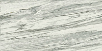 Ступень из керамогранита (грес) под мрамор Italon Skyfall Бьянко Парадизо угловая левая 330х1600 с капиносом