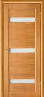 Межкомнатная дверь массив сосны Vilario (Стройдетали) Вега-2 ДЧ, Светлый орех (900х2000)