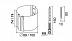 Хомут (кронштейн) водосточной трубы Grand Line Стандарт 120/87 металлический, на кирпич, графит фото № 2