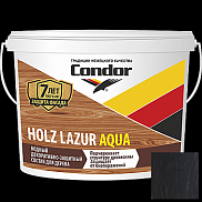Лак акриловый интерьерный Condor Holz Lazur Aqua Венге 0,9 кг