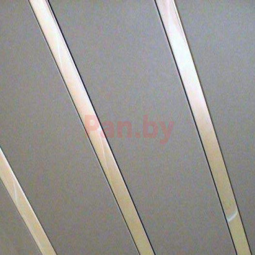 Реечный потолок Албес AN85A Металлик матовый 3000*85 мм фото № 2
