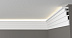 Плинтус потолочный из дюрополимера Decor-Dizayn Белая Лепнина DD514 фото № 3