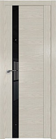 Межкомнатная дверь царговая экошпон ProfilDoors серия N 62N, Дуб Скай Беленый Черный лак