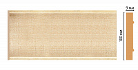 Декоративная панель из полистирола Декомастер Матовое золото B10-933 2400х100х9