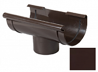 Воронка водосточная Gamrat ПВХ D-125,  Темно-коричневый