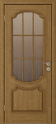 Межкомнатная дверь МДФ шпонированная Юркас Премиум Престиж ДО - Дуб натуральный (с рамкой)