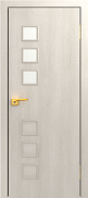 Межкомнатная дверь МДФ ламинированная Юни Стандарт С-18, Беленый дуб