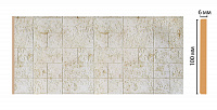 Декоративная панель из полистирола Декомастер Stone Line R10-25 2400х100х6